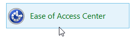 Ease of access center icon