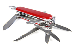 What to do when your software does too much (or not enough)/Swiss army knife - software does everything{{}}