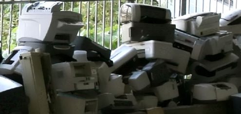 Printer graveyard