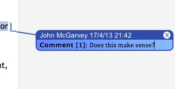 Remove comments like this from a Word doc{{}}