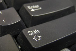 Shift key{{}}