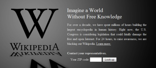 Wikipedia’s blacked-out page{{}}