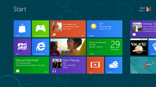 Windows 8's Metro interface{{}}