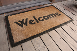 Welcome mat