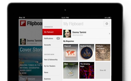 Flipboard on iPad{{}}